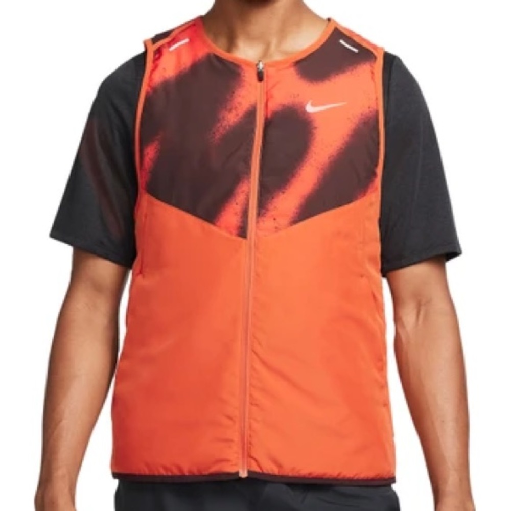 Nike Size L $170 Sportswear Men's Therma-Fit Repel Wild Run Synthetic-Fill Vest